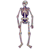 55 in. Jointed Day of the Dead Skeleton Cutout - Halloween decor at Party Pig Austin