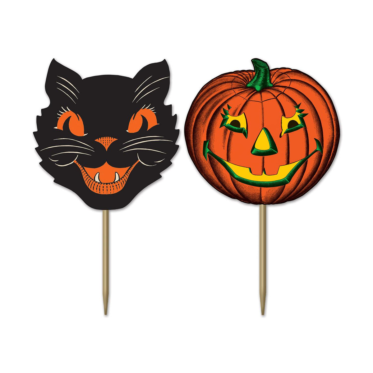 50-Count 3.5 in. Vintage Halloween Picks - Halloween decor at Party Pig Austin