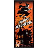 6 ft. Vintage Halloween Door Cover - Halloween decor at Party Pig Austin