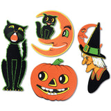4-Count Assorted Halloween Cutouts - Halloween decor at Party Pig Austin