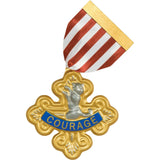 Cowardly Lion costume badge of courage