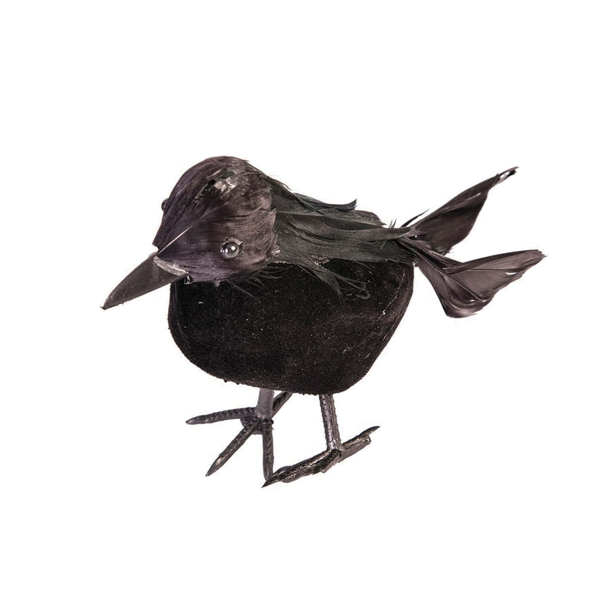 Black crow costume prop, 5 inches