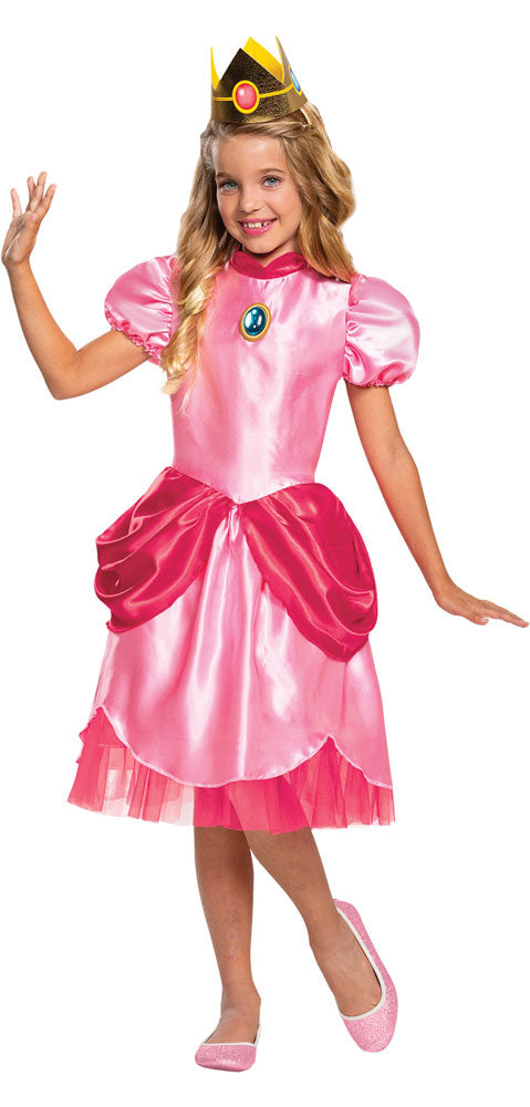 Girls' Super Mario Princess Peach Costume