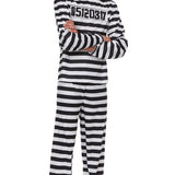 Boys' Prisoner Stripe Costume