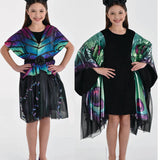 Girls' Midnight Butterfly Transforming Costume