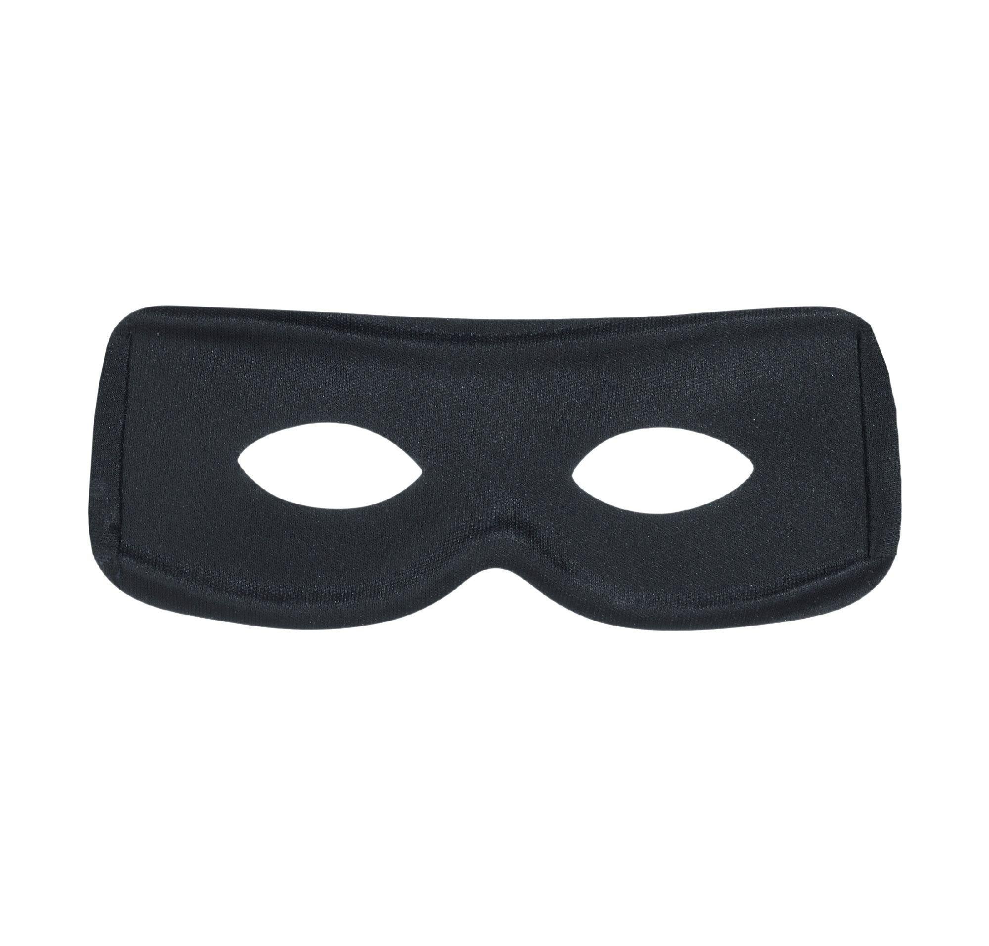 Black thief costume mask