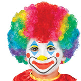 Child clown costume wig