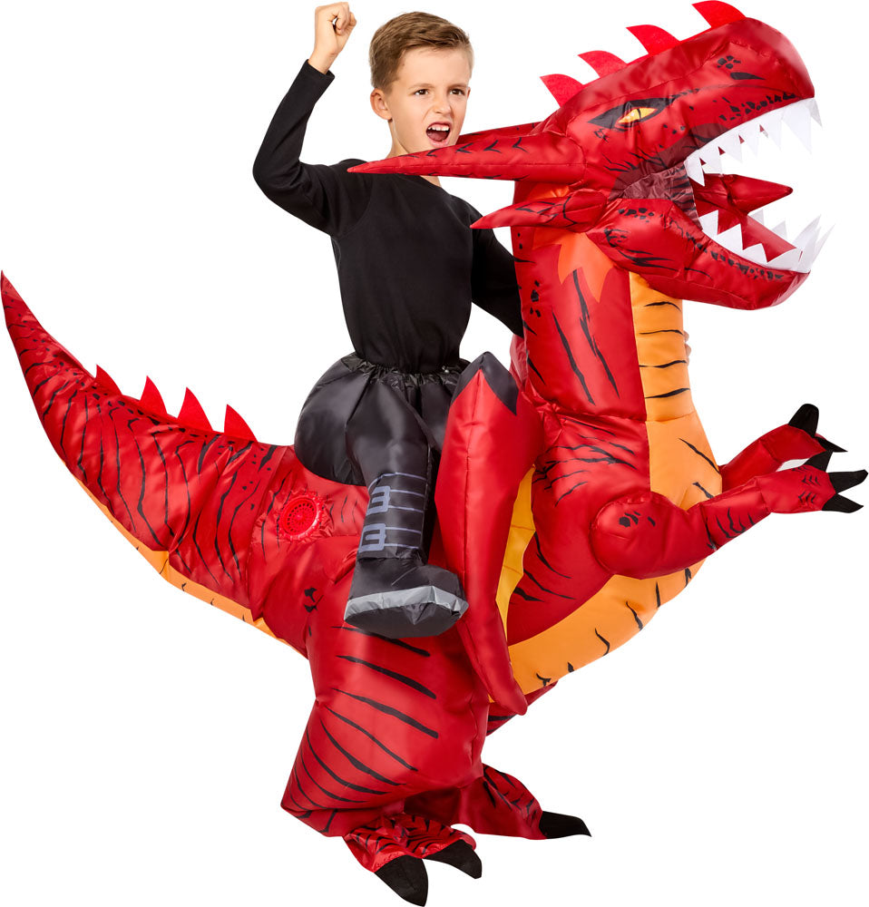 Boys' Red Dragon Inflatable Costume