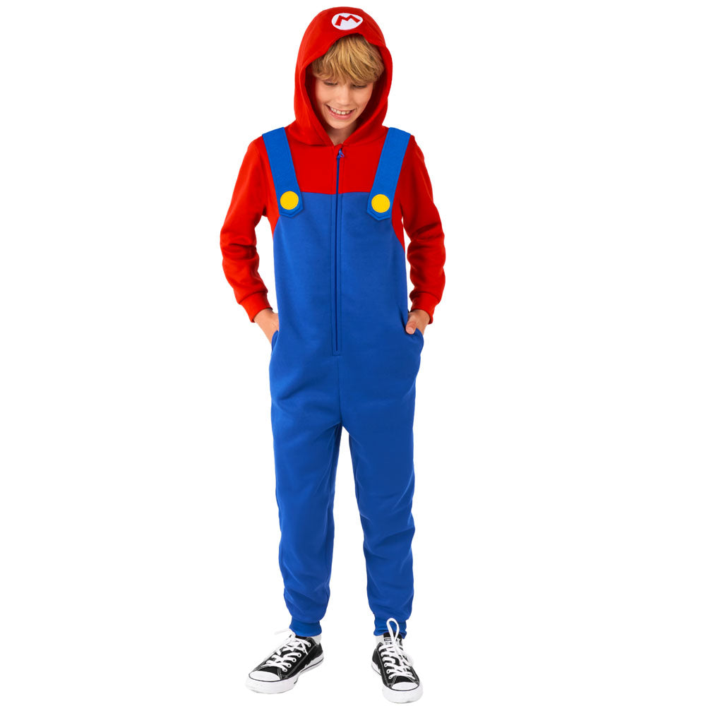 Boys' Mario Onesie Costume