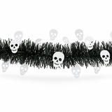 Tinsel Garland Skull - Halloween decor at Party Pig Austin