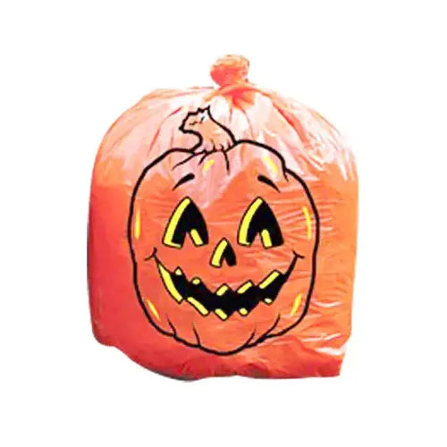 36 x 48 in. Pumpkin Lawn Bag - Halloween decor at Party Pig Austin