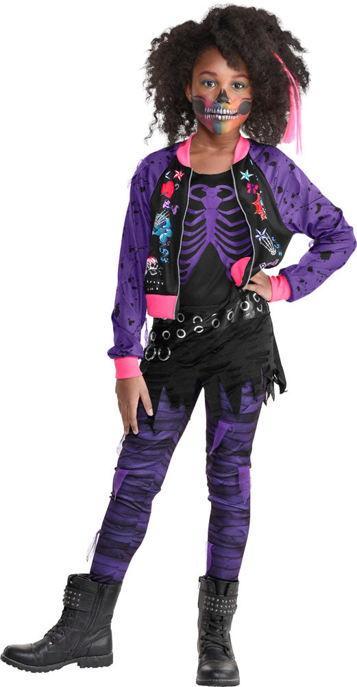 Girls' Punk Zombie Costume