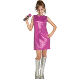 Girls' Pink Pop Star Costume