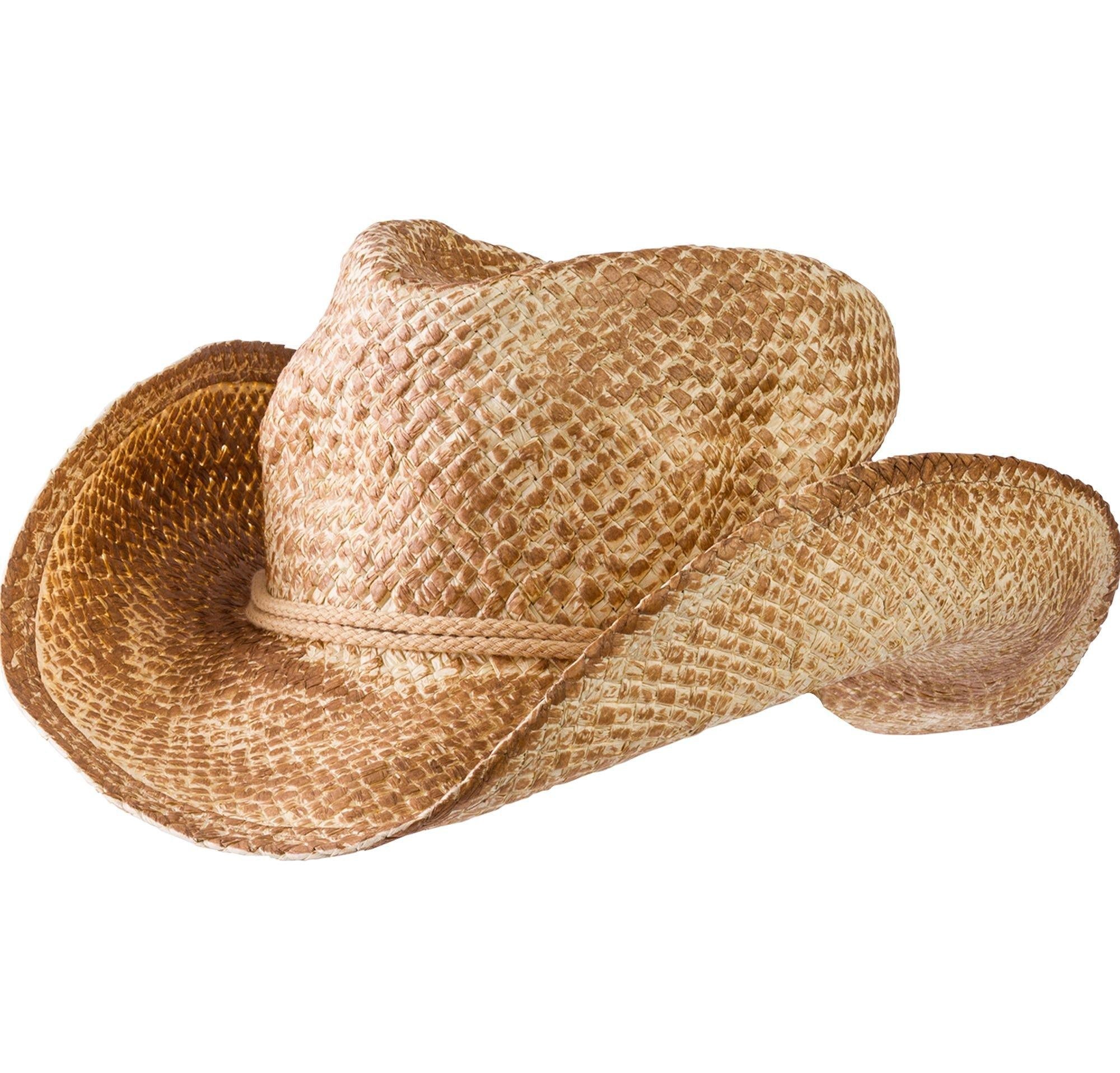 Straw cowboy costume hat