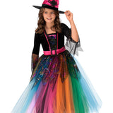 Girls' Spider Witch Light-Up Costume