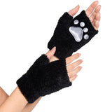Cat costume gloves with paws