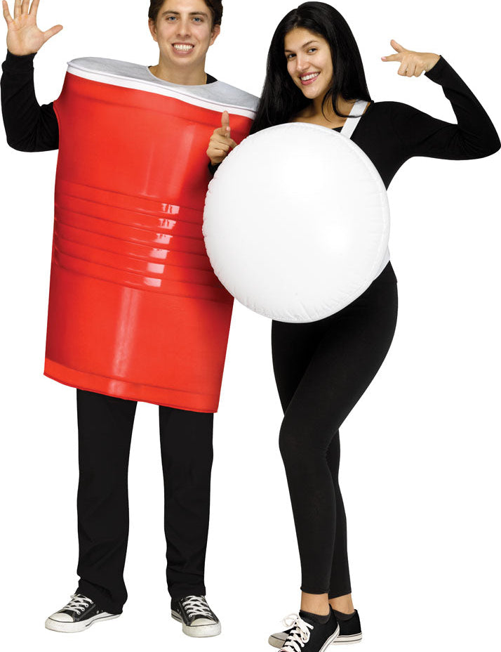 Adult Beer Pong Couple Costume