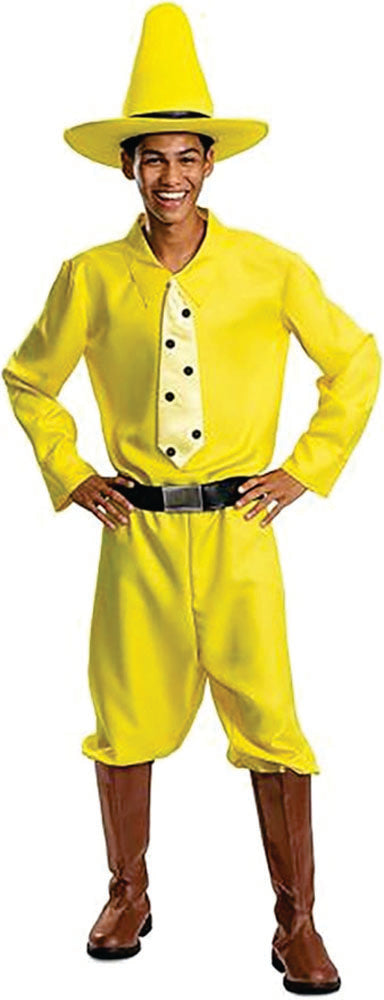 Men's Man in Yellow Hat Costume