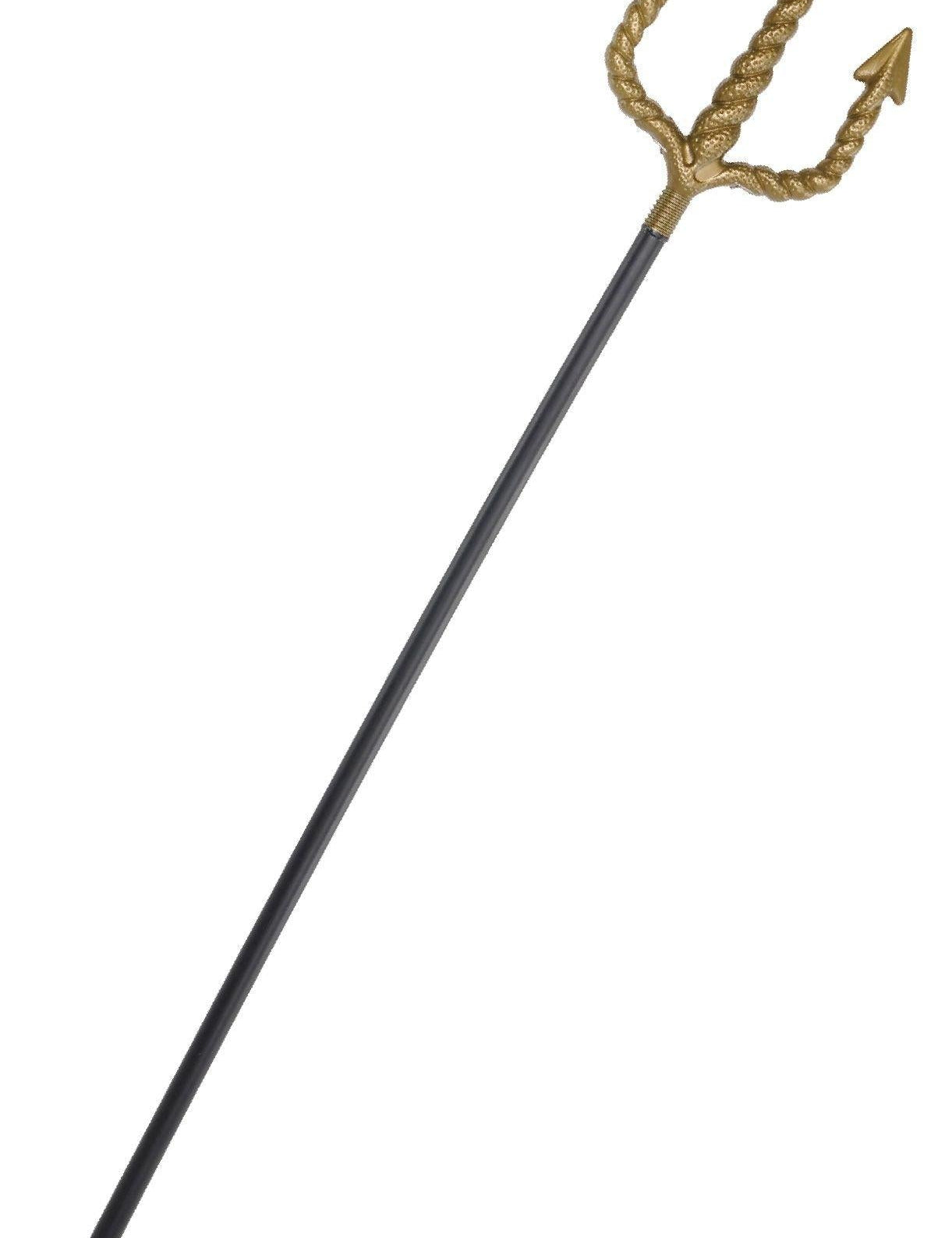 Golden costume trident prop
