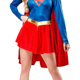 Women's Supergirl Dress Deluxe Costume