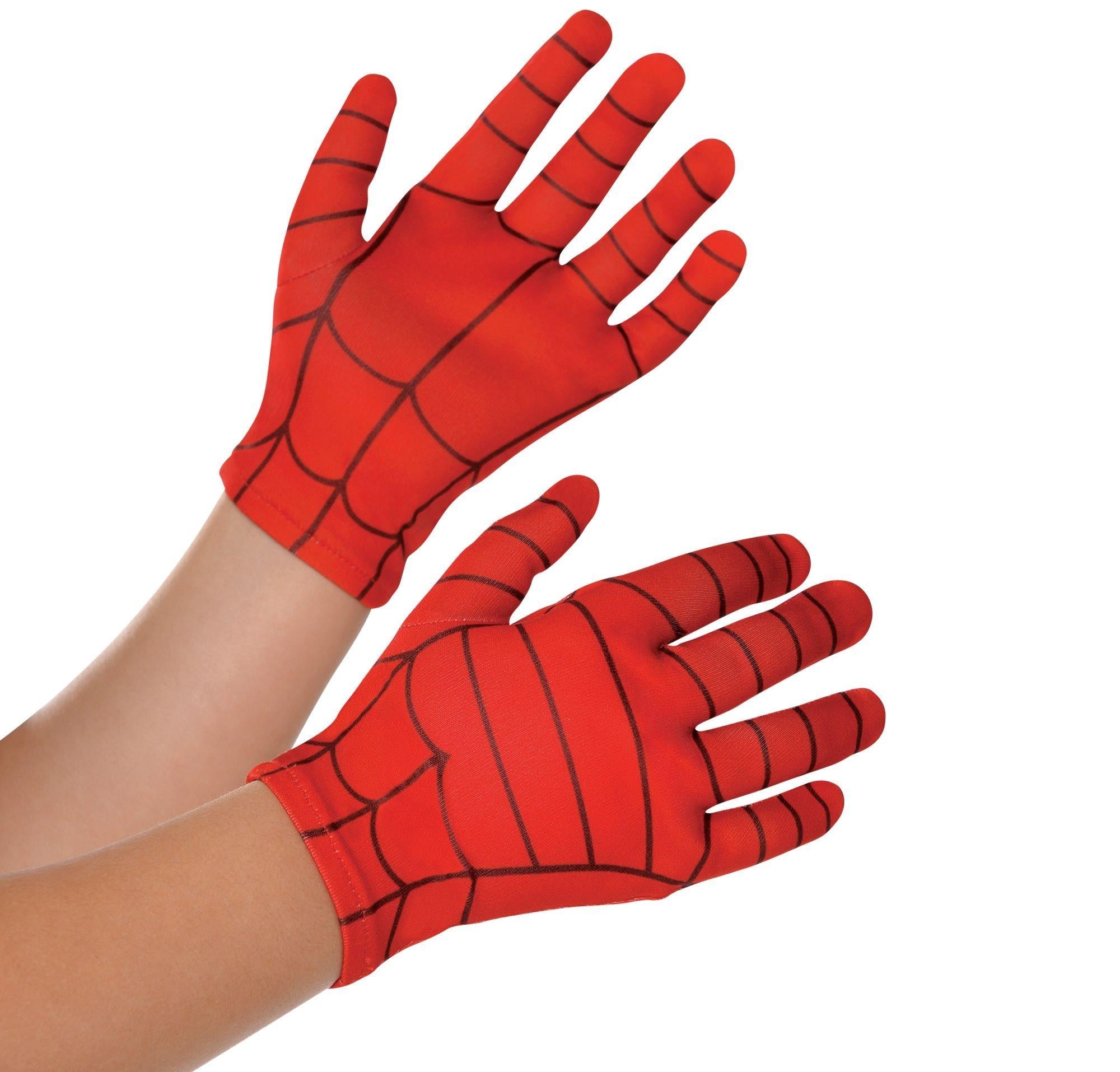 Child Ultimate Spider-Man costume gloves