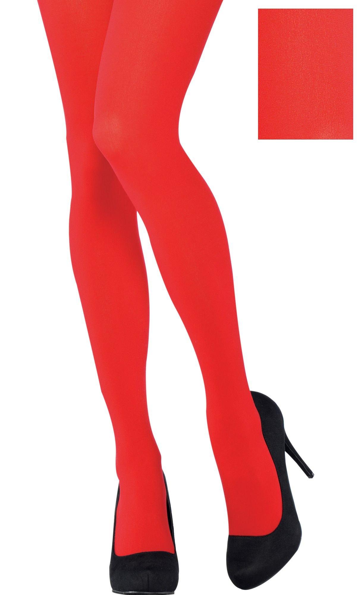 Red costume tights