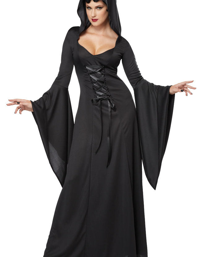 Women's Deluxe Hooded Robe Costume