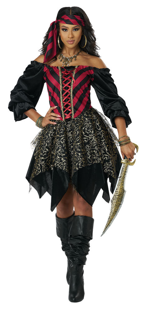 Women's Glimmering Sea Pirate Costume