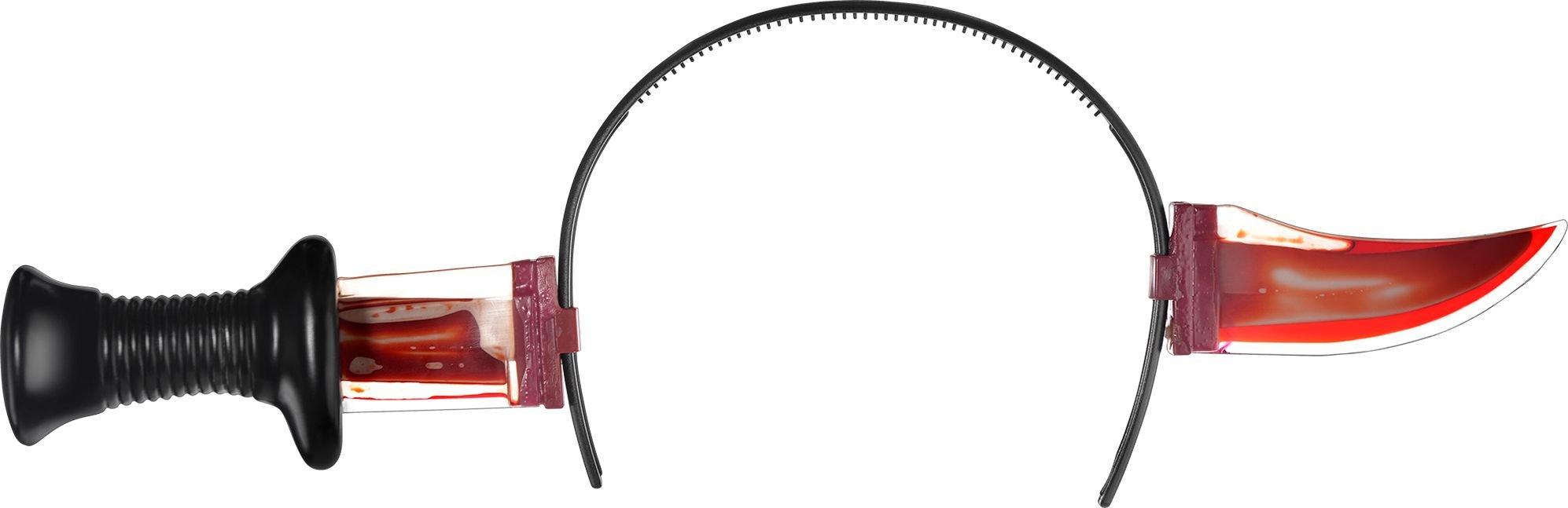 Bleeding knife costume headband prop