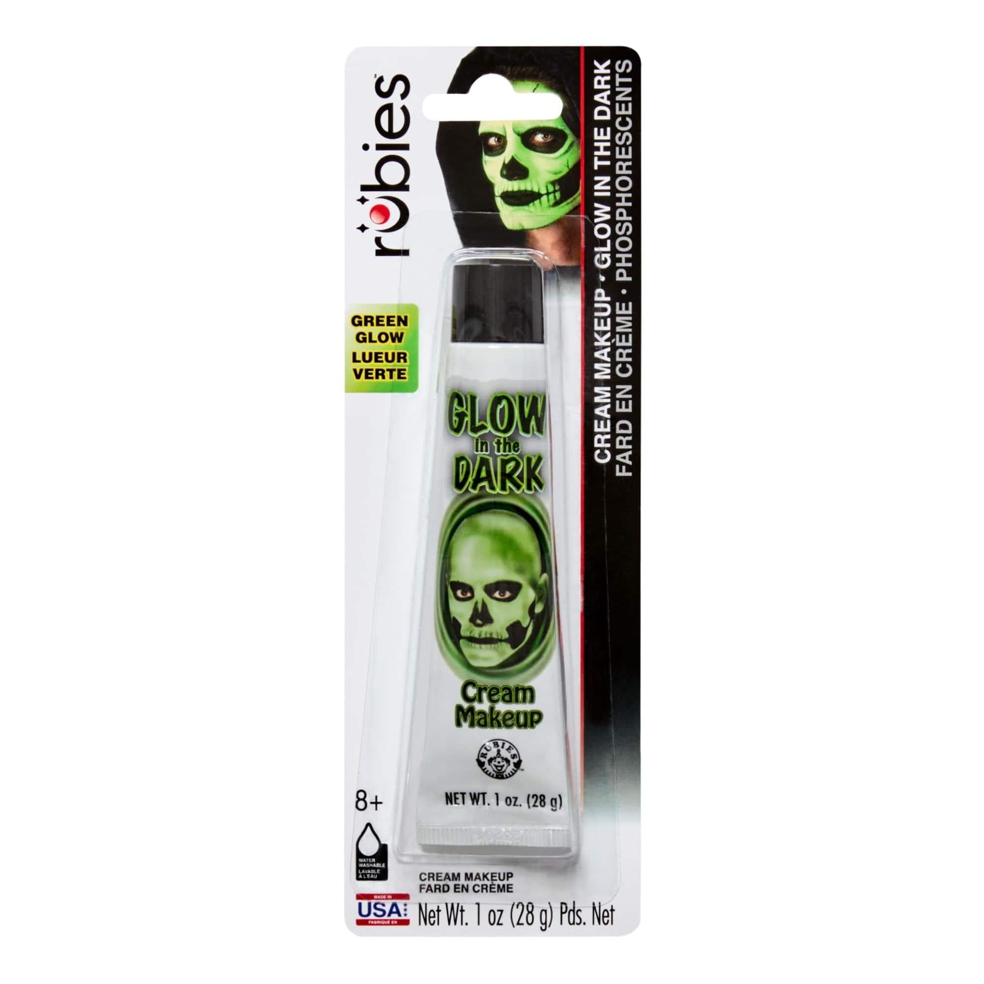 Glow-in-the-dark cream costume makeup, 0.7 ounces