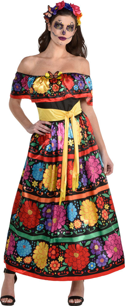 Women's Sugar Skull Beauty Costume