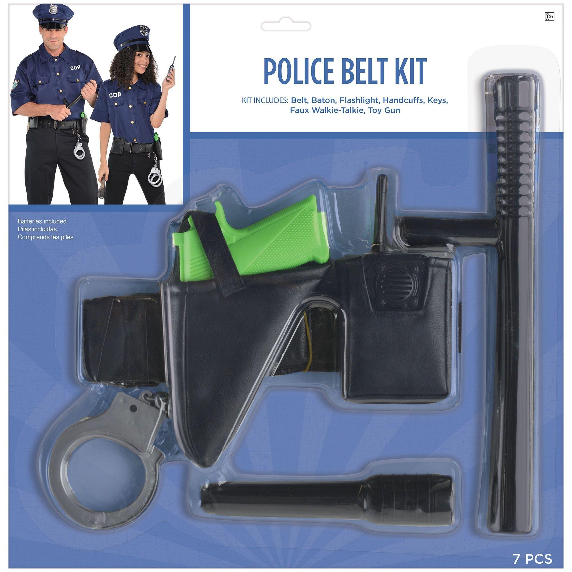 Police costume belt accessory kit