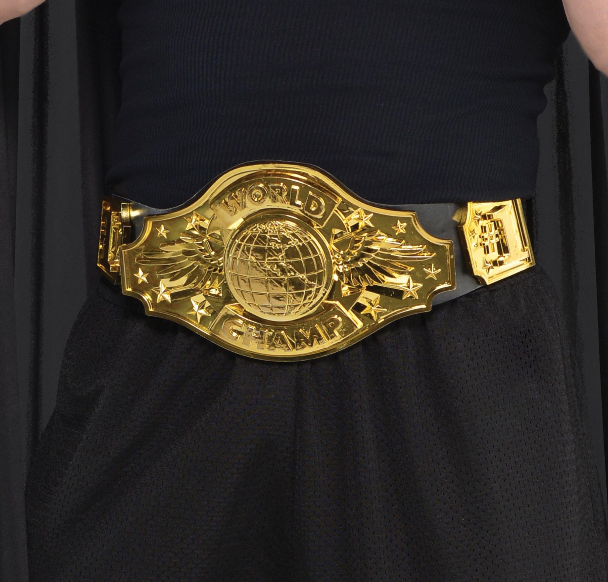 Gold champion costume belt