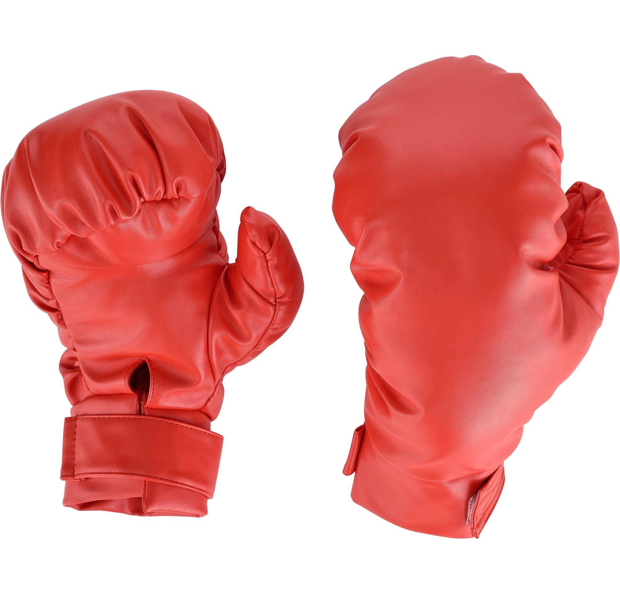 Red boxing costume gloves