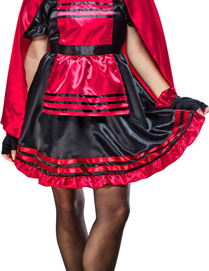 Women's Dark Red Riding Hood Costume