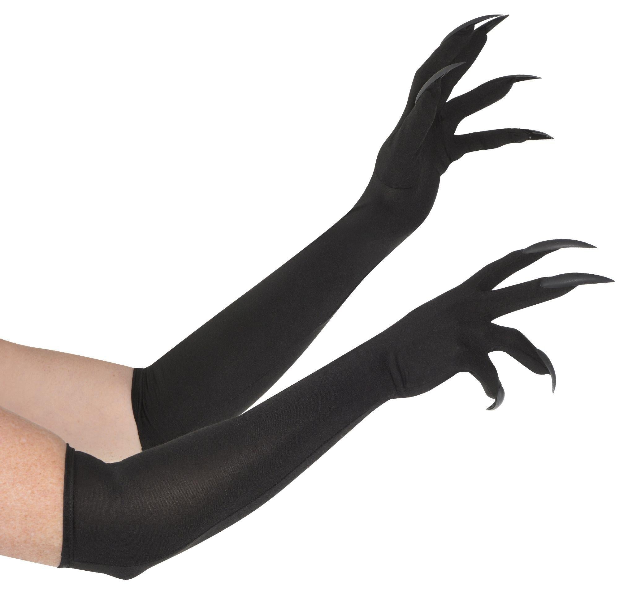 Adult cat costume gloves with claws