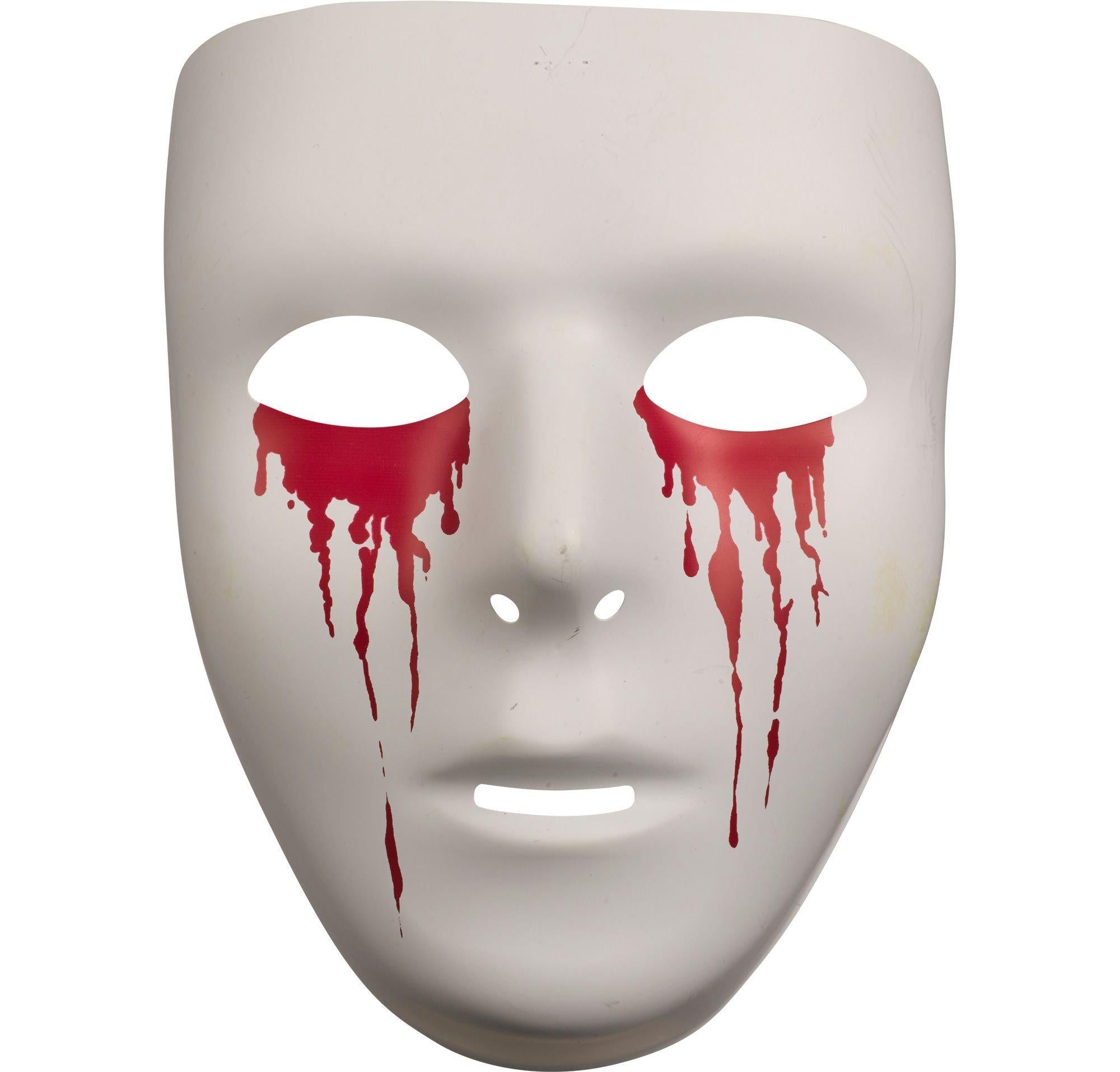 Adult bleeding eyes costume mask