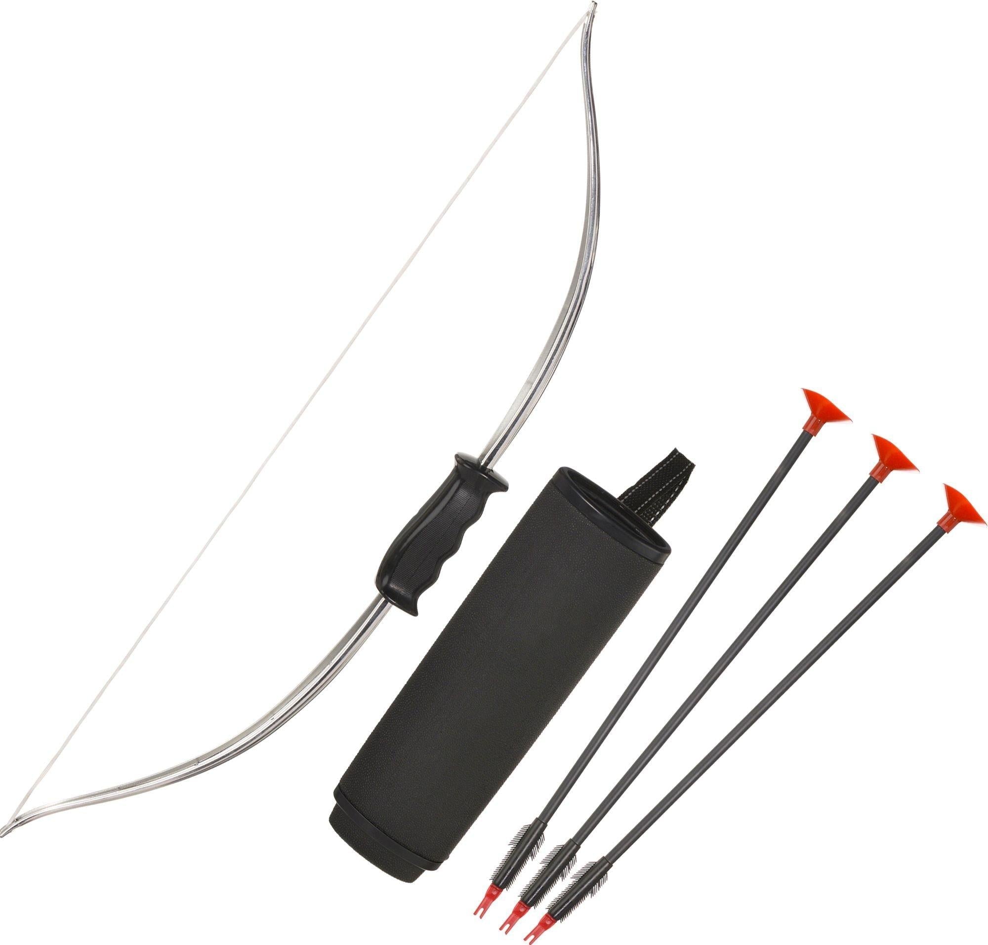 Five-piece costume bow, arrow and quiver toy prop set