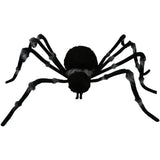 73 in. Gray Trim Black Spider - Halloween decor at Party Pig Austin