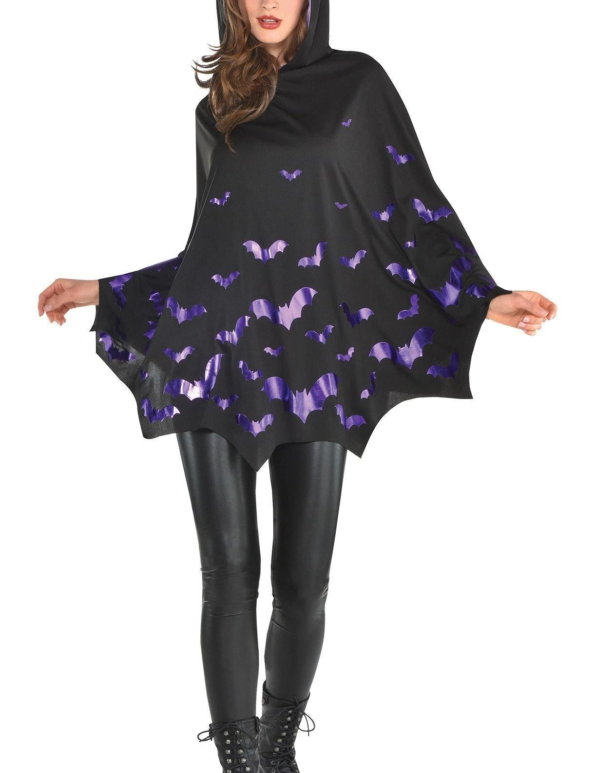 Adult bat costume poncho
