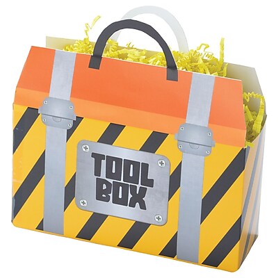 Single jack-o-lantern paper treat bag with handles, Amscan 160504