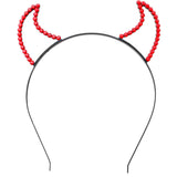 Rhinestone devil costume headband