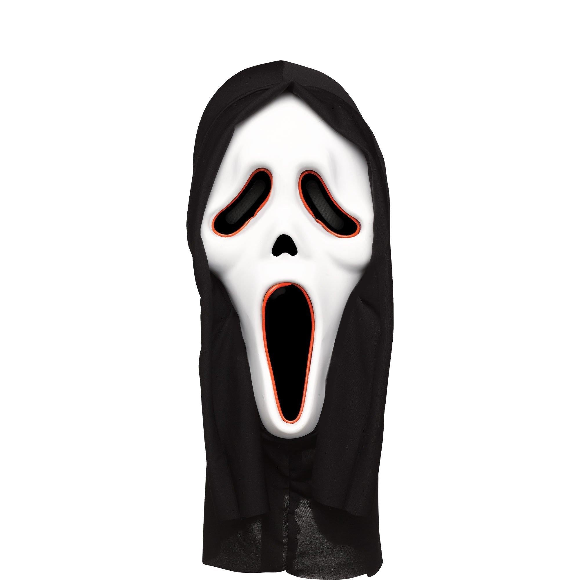 Light-up Ghost Face costume mask