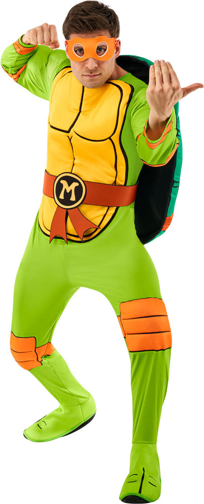 Men's Teenage Mutant Ninja Turtles Michelangelo Deluxe Costume