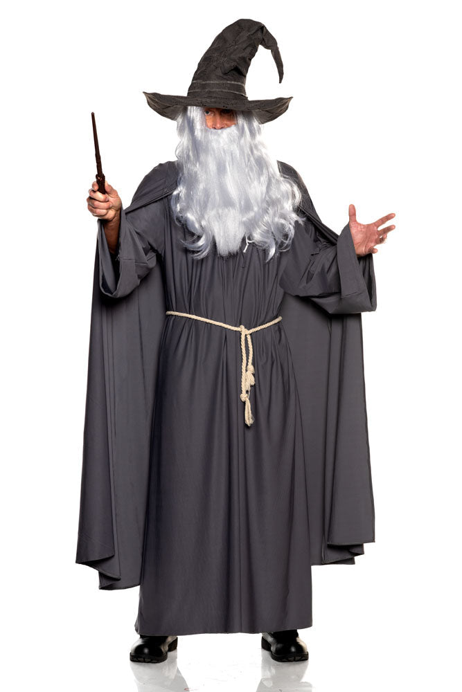 Men's Warlock Grey Costume