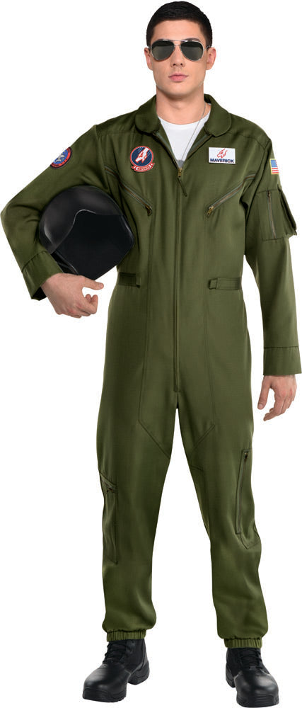 Men's Top Gun Flight Suit Costume
