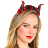 Devil horns costume headpiece