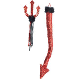 Deluxe pitchfork and devil tail costume accessory kit