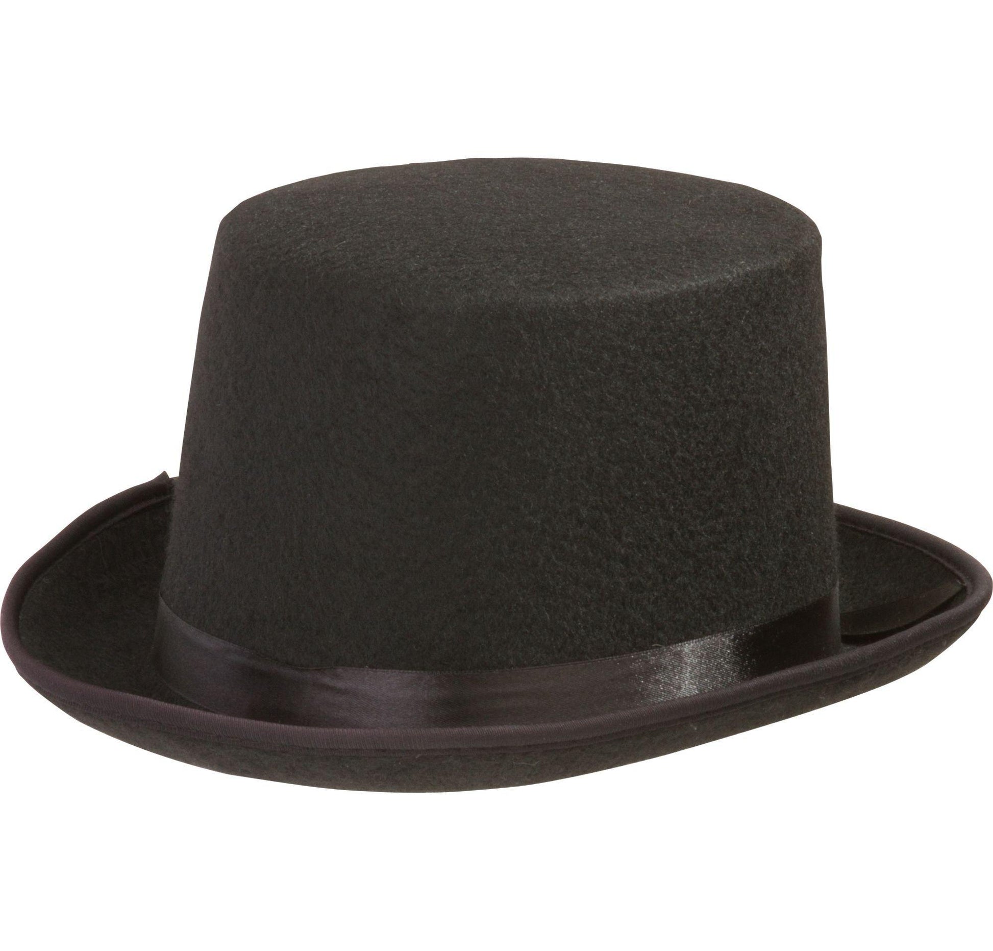 Black felt costume top hat