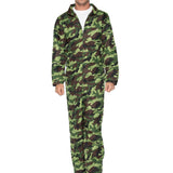 Men's Camo Jumpsuit Costume